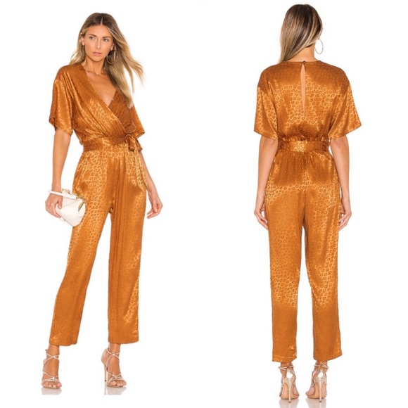 ✨HP✨NWT Joie Tau Copper Jumpsuit. Size S. - Picture 1 of 10